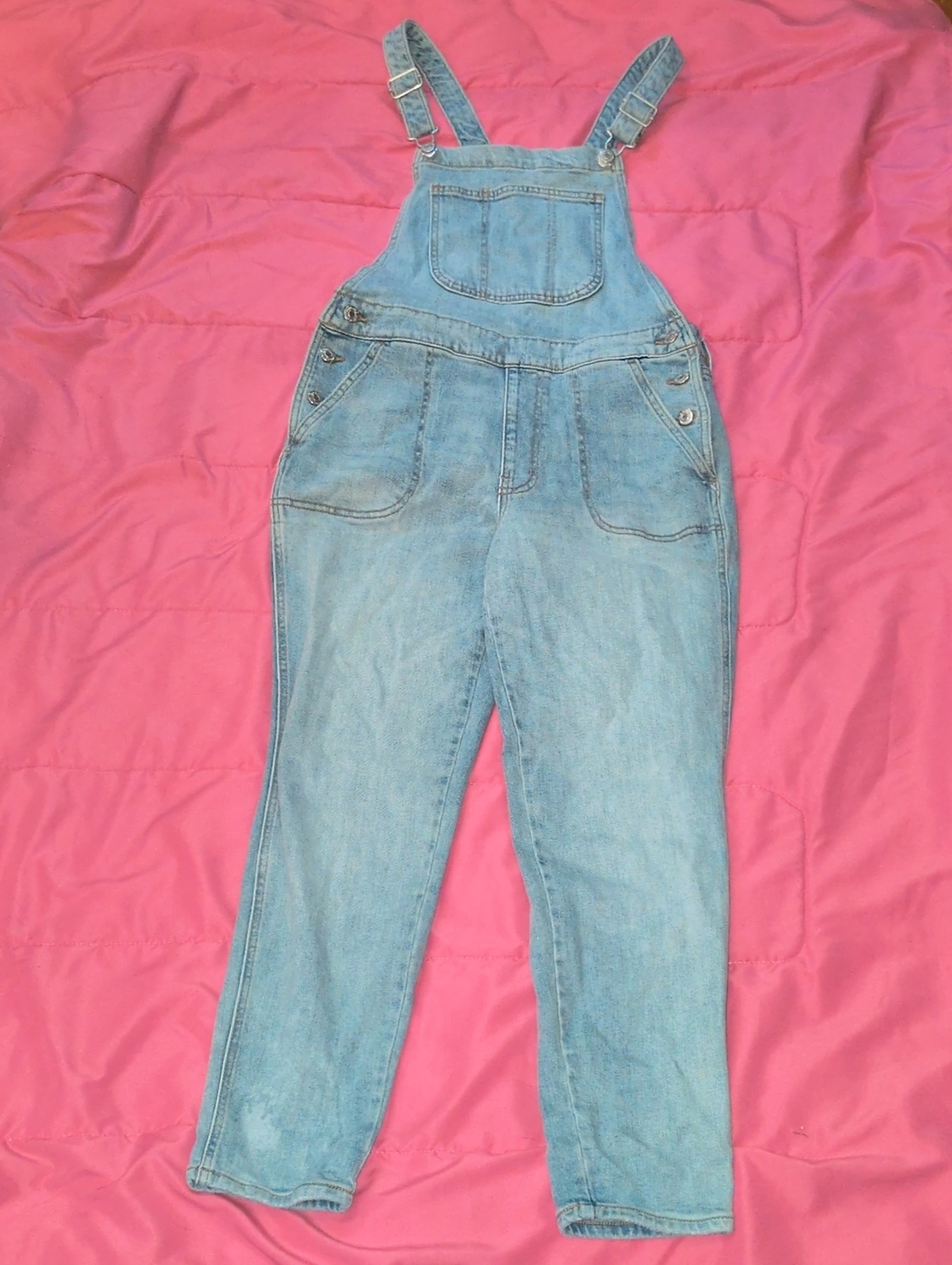 Old Navy Light Blue Denim Women's Overalls Size 8